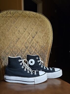Converse Chuck Taylor All Star Lift Hi Lace Up High Top Platform Sneakers Shoes